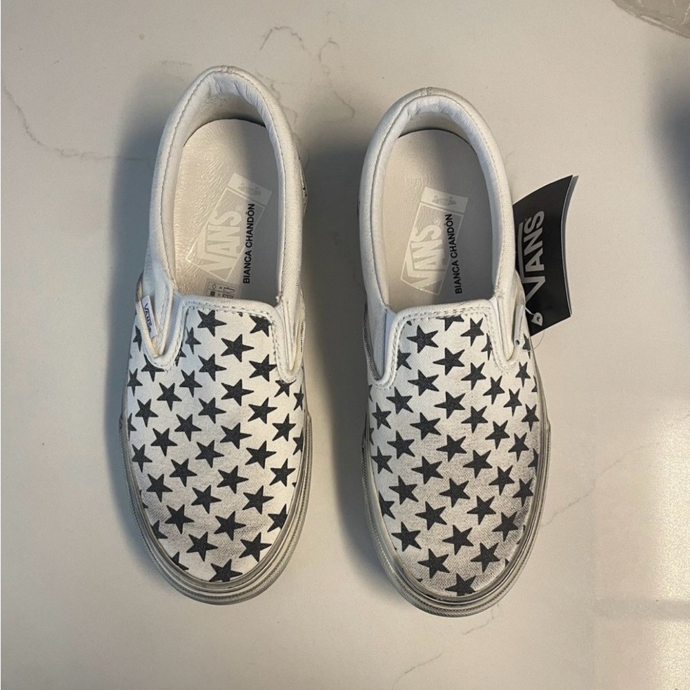 Bianca Chandon x vans star slip on shoes